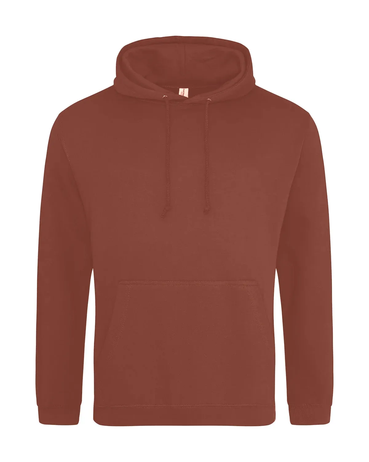 AWDis College Hoodie – Roströd, framsida