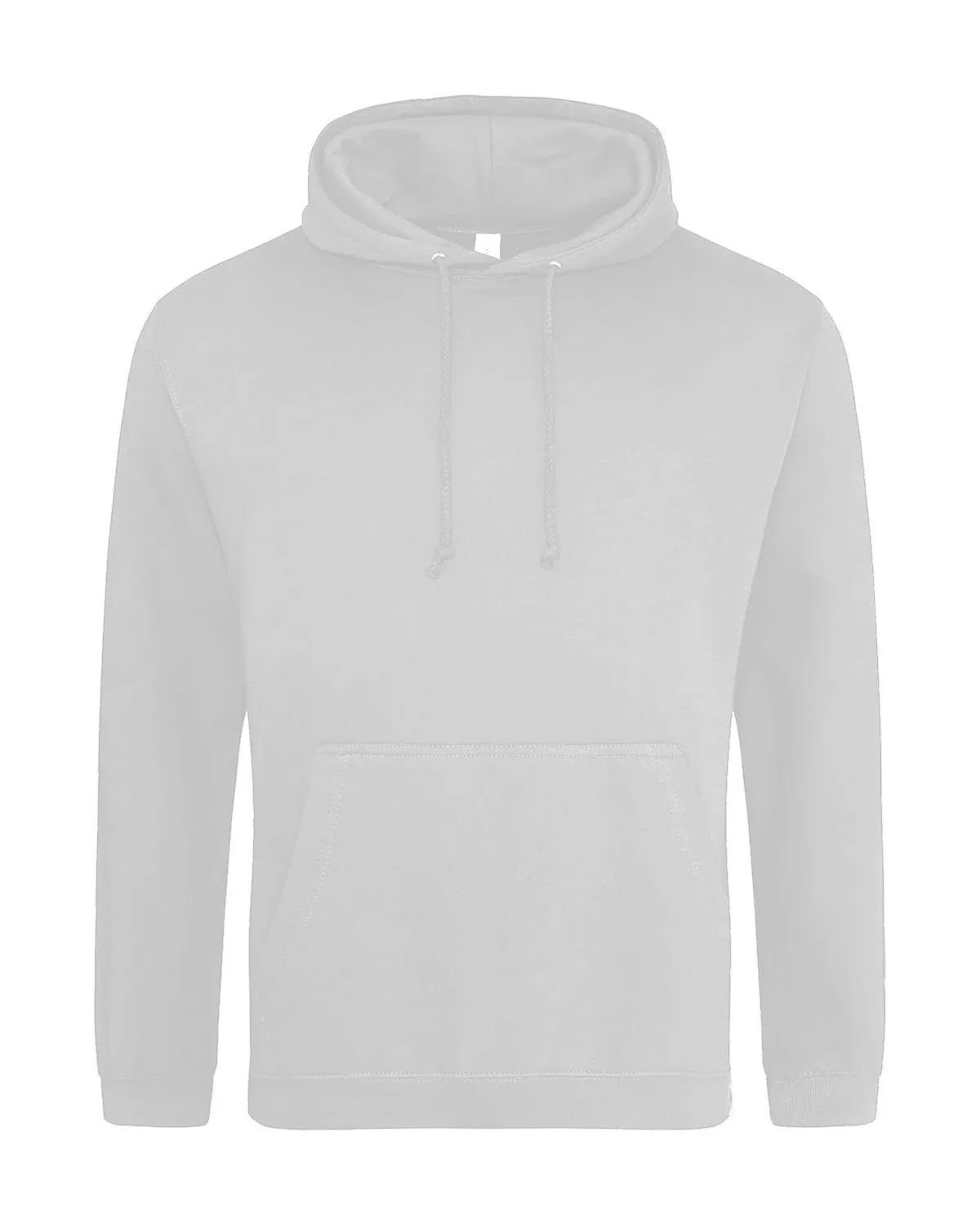 AWDis College Hoodie – Ljusgrå, framsida