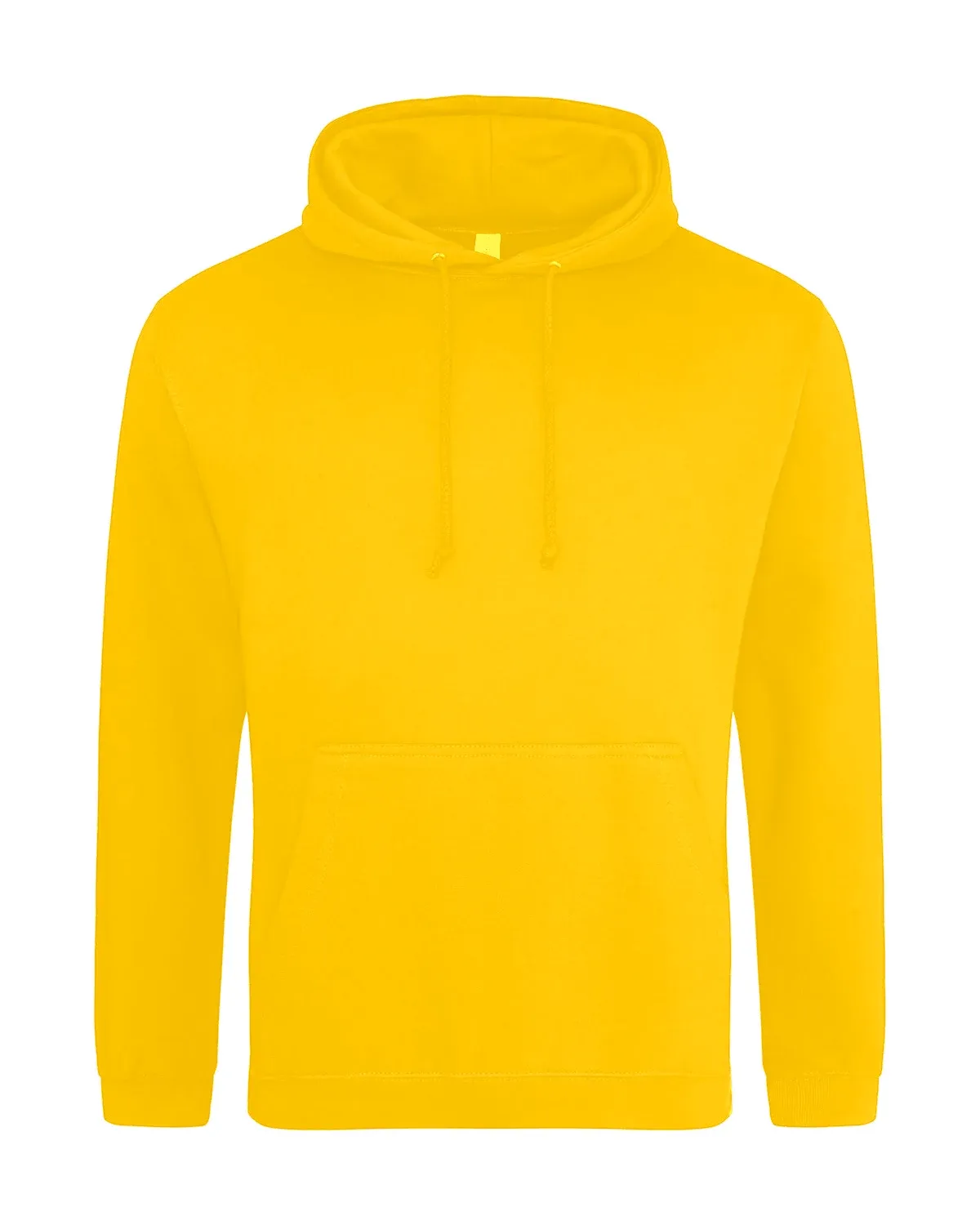 AWDis College Hoodie – Guldgul, framsida