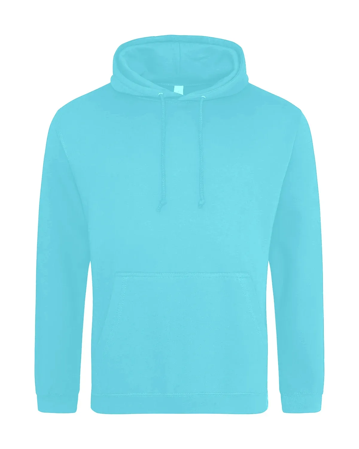 AWDis College Hoodie – Ljusturkos, framsida