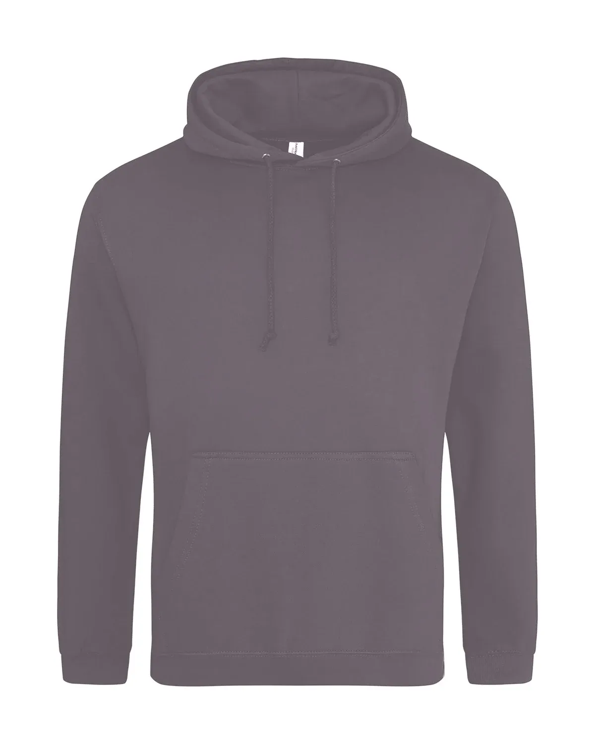 AWDis College Hoodie – Stålgrå, framsida