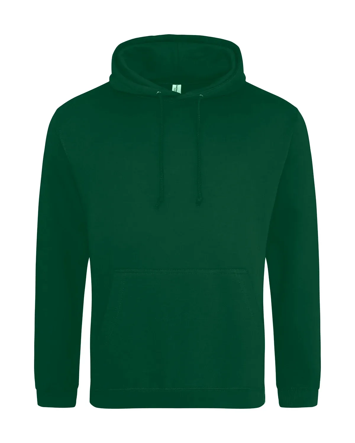 AWDis College Hoodie – Mörkgrön, framsida