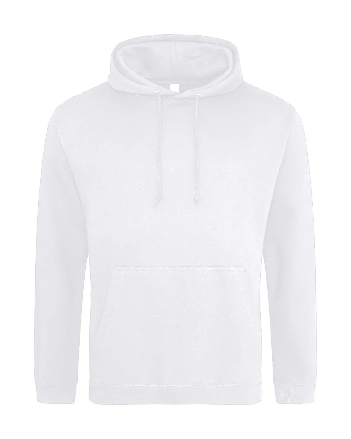 AWDis College Hoodie – Vit, framsida
