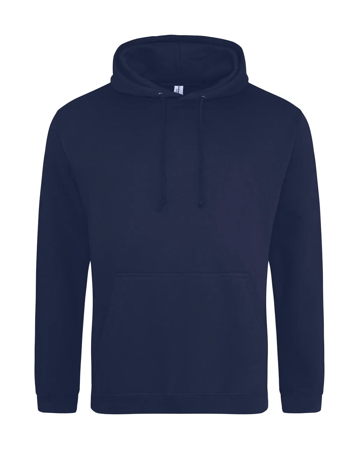 AWDis College Hoodie – Marinblå melerad, framsida