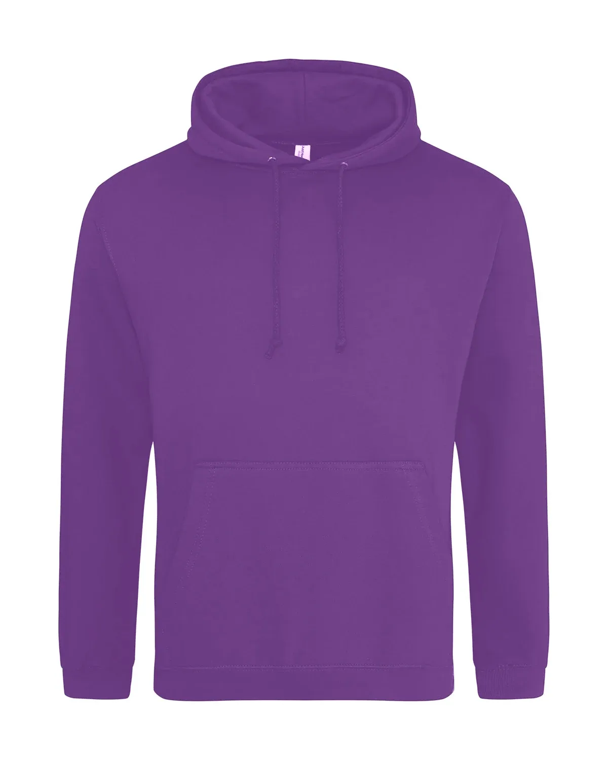AWDis College Hoodie – Lila, framsida