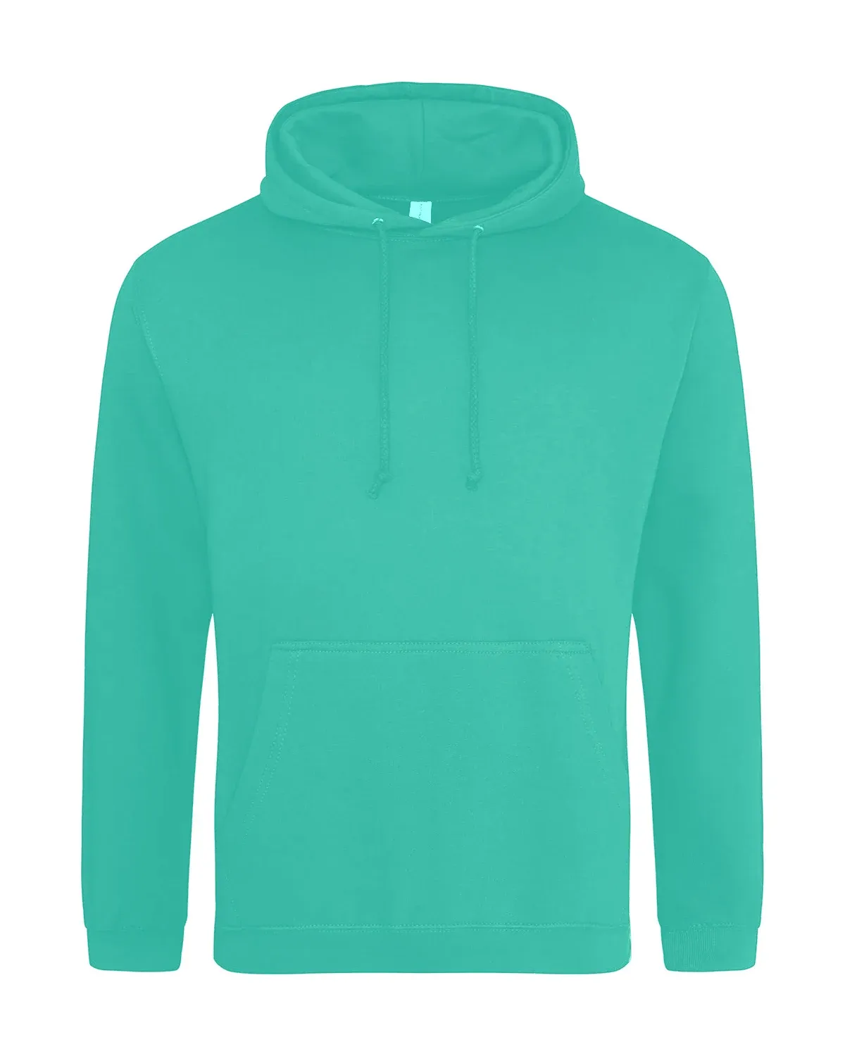 AWDis College Hoodie – Turkosgrön, framsida