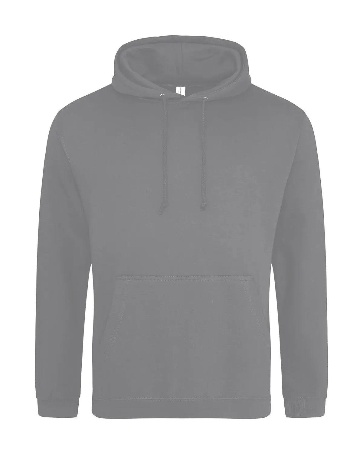 AWDis College Hoodie – Grafitmelerad, framsida