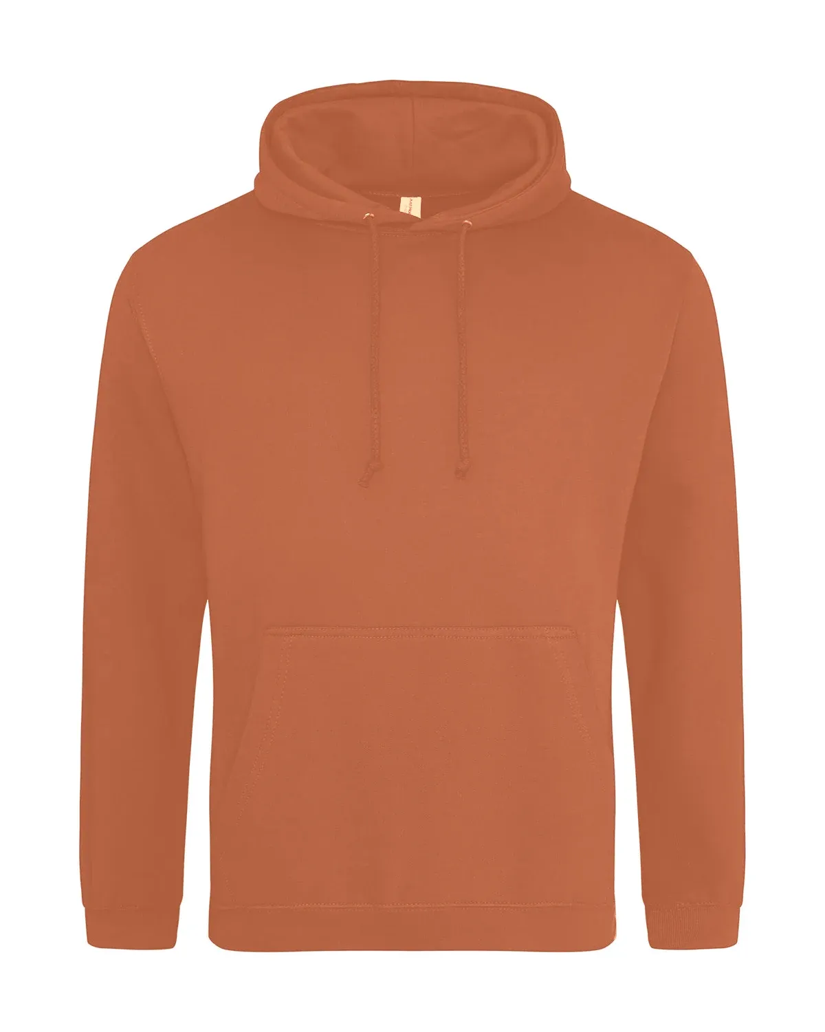 AWDis College Hoodie – Kanelbrun, framsida