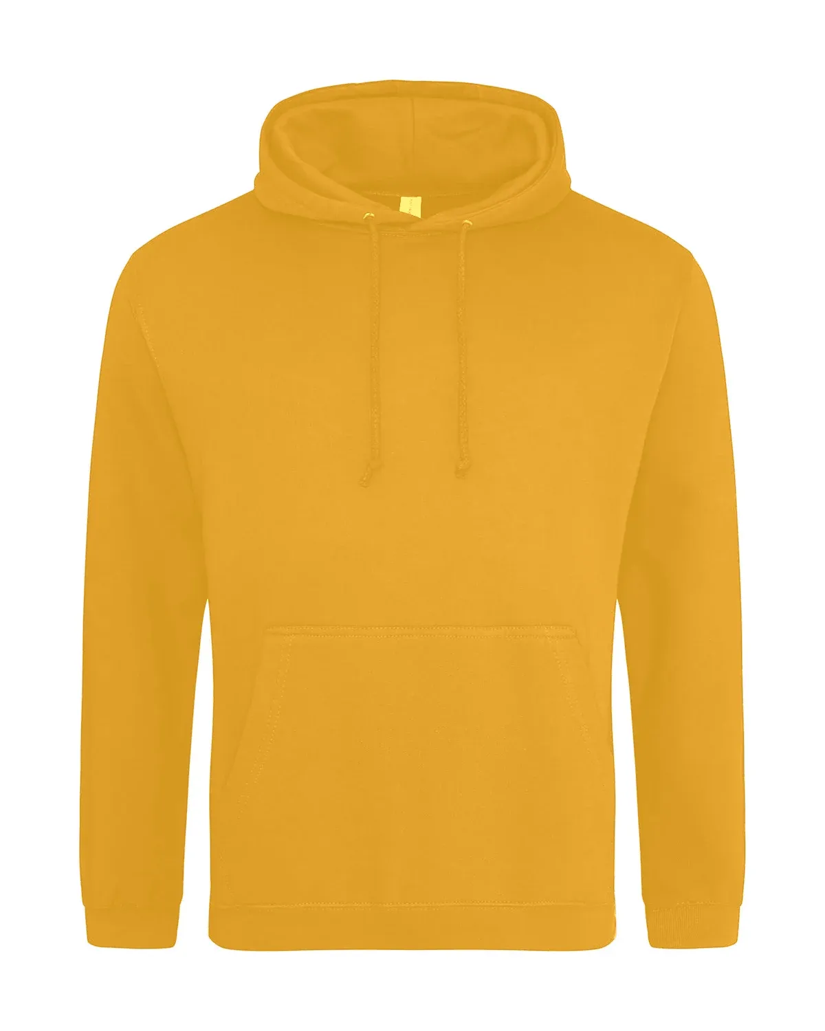AWDis College Hoodie – Senapsgul, framsida