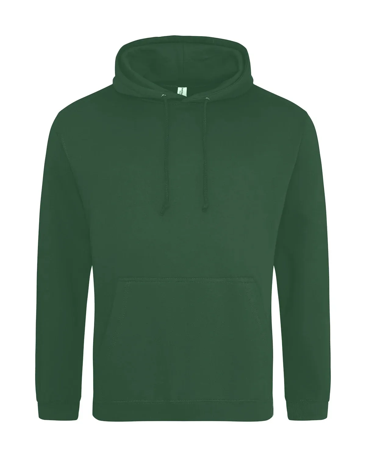 AWDis College Hoodie – Flaskgrön, framsida