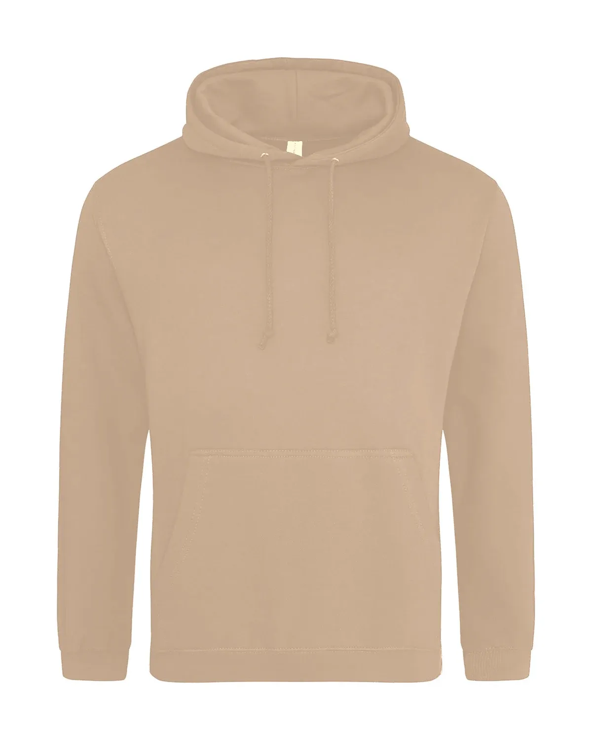 AWDis College Hoodie – Beige, framsida