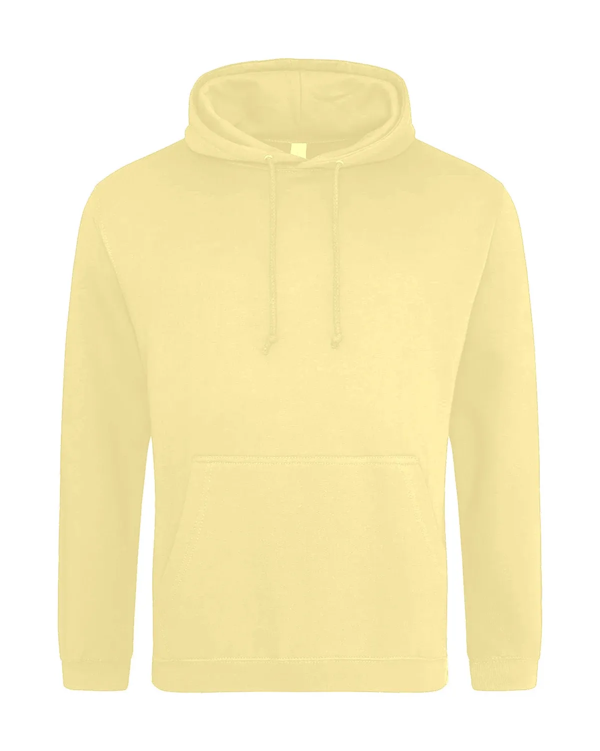 AWDis College Hoodie – Ljusgul, framsida