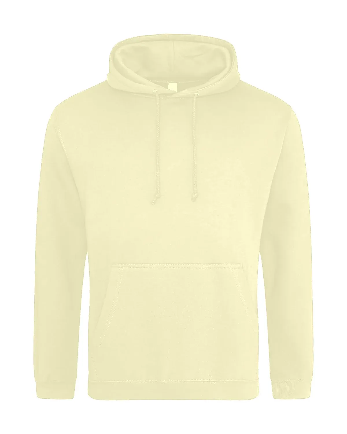 AWDis College Hoodie – Pastellgul, framsida