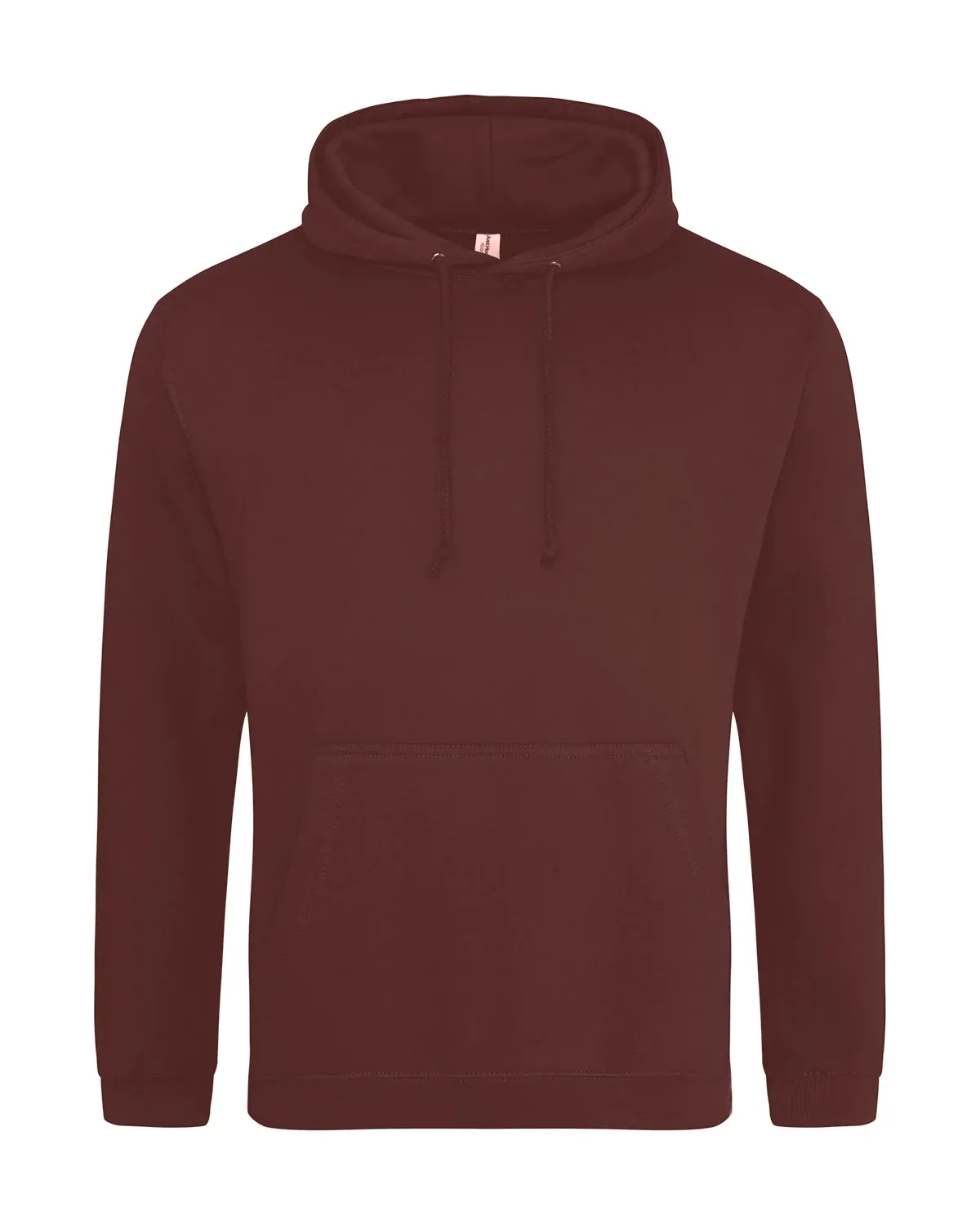 AWDis College Hoodie – Kastanjebrun, framsida