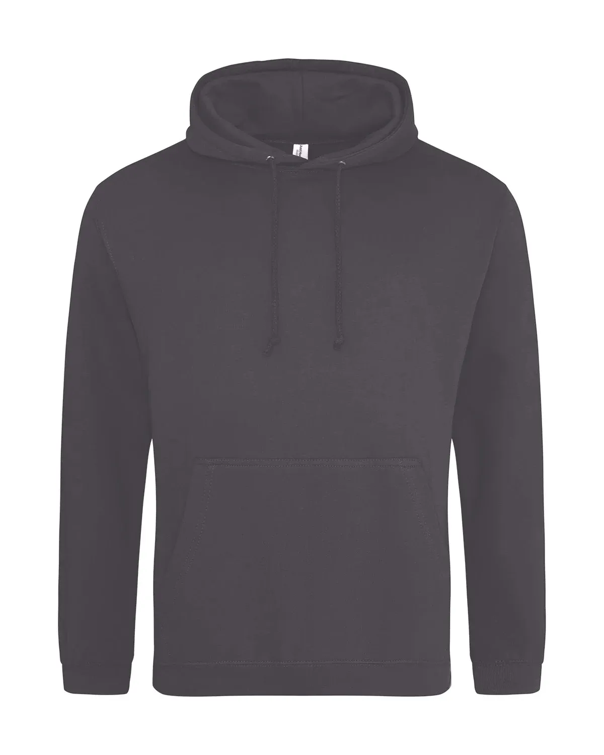 AWDis College Hoodie – Mörkgrå, framsida