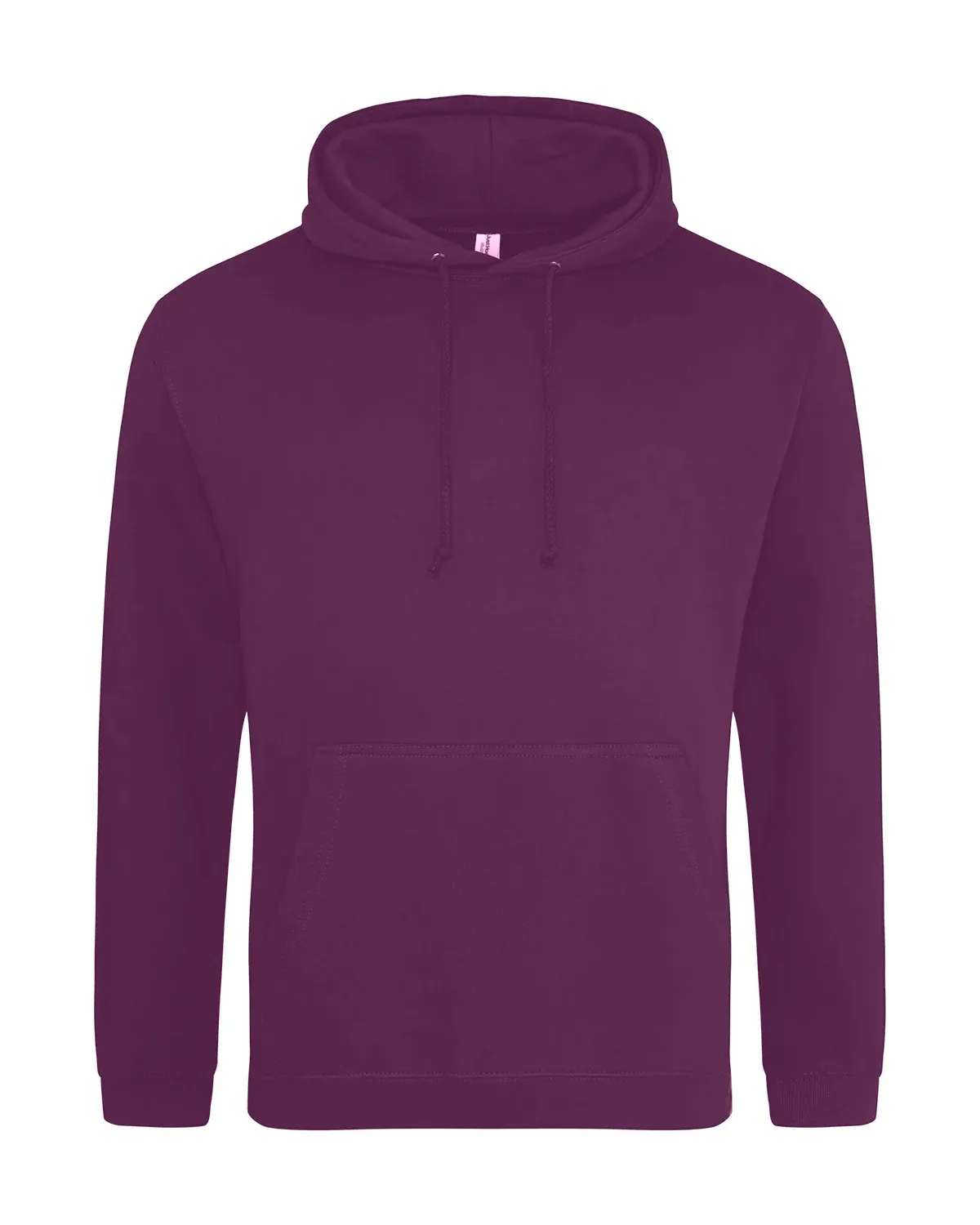 AWDis College Hoodie – Plommon, framsida