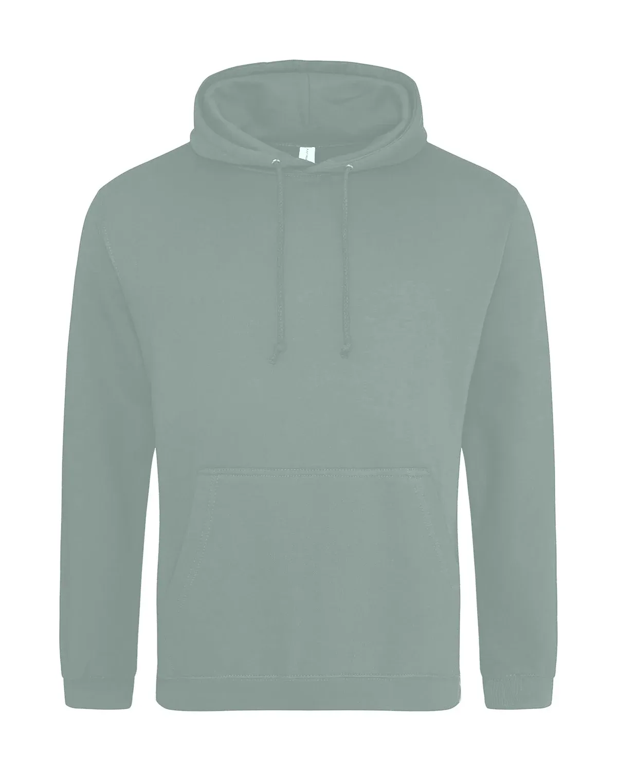 AWDis College Hoodie – Grågrön, framsida