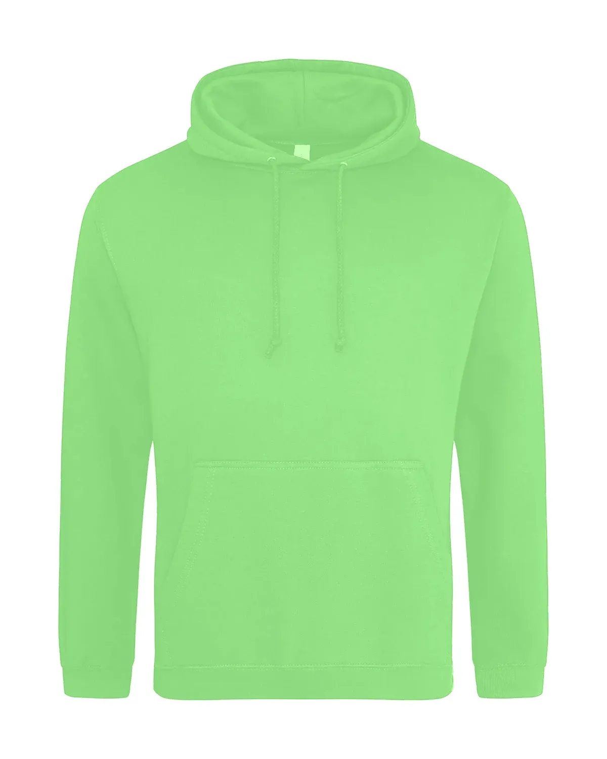 AWDis College Hoodie – Limegrön, framsida