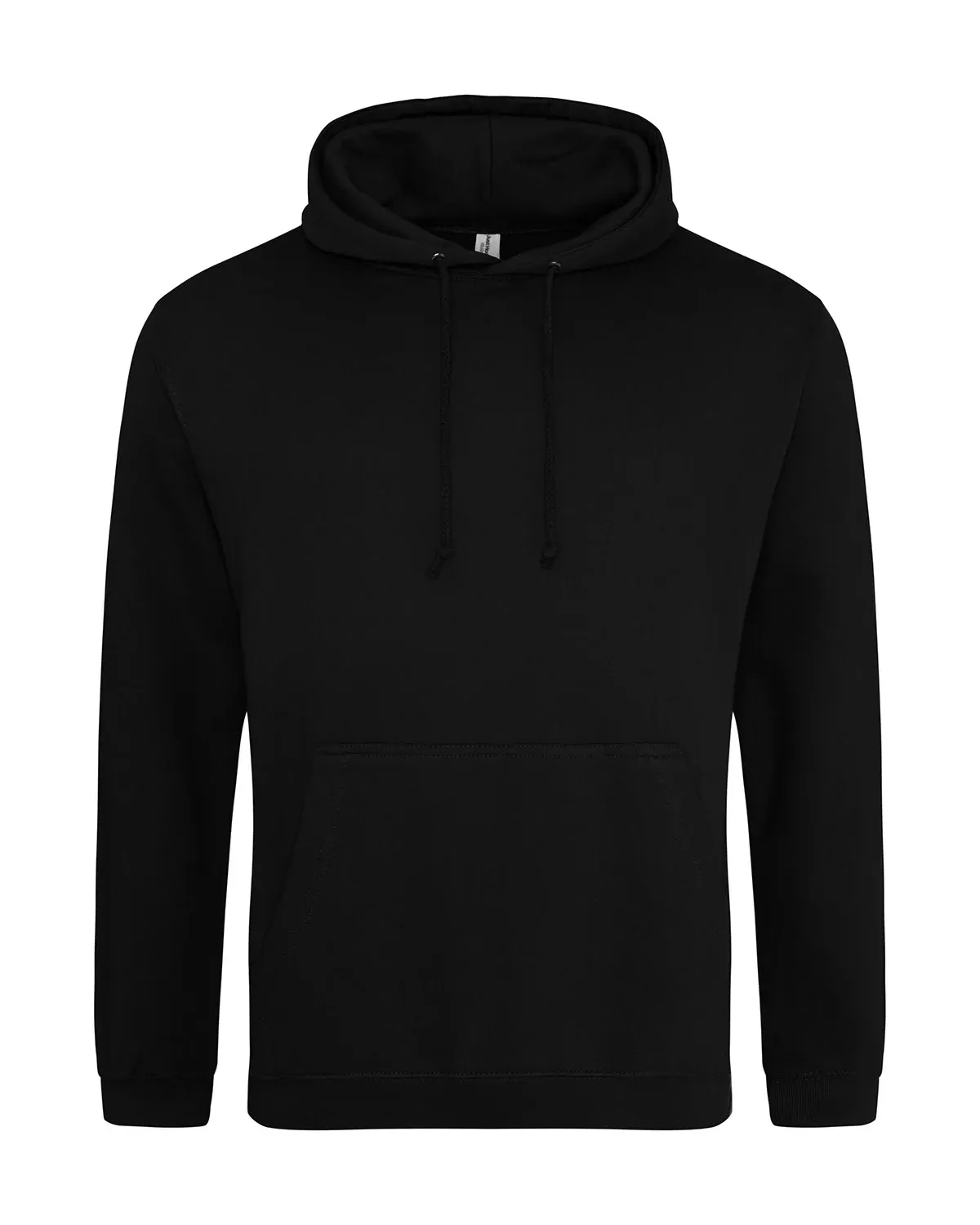 AWDis College Hoodie – Svart, framsida