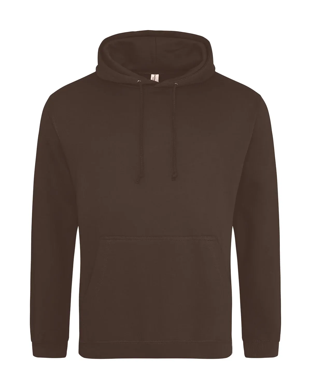 AWDis College Hoodie – Chokladbrun, framsida